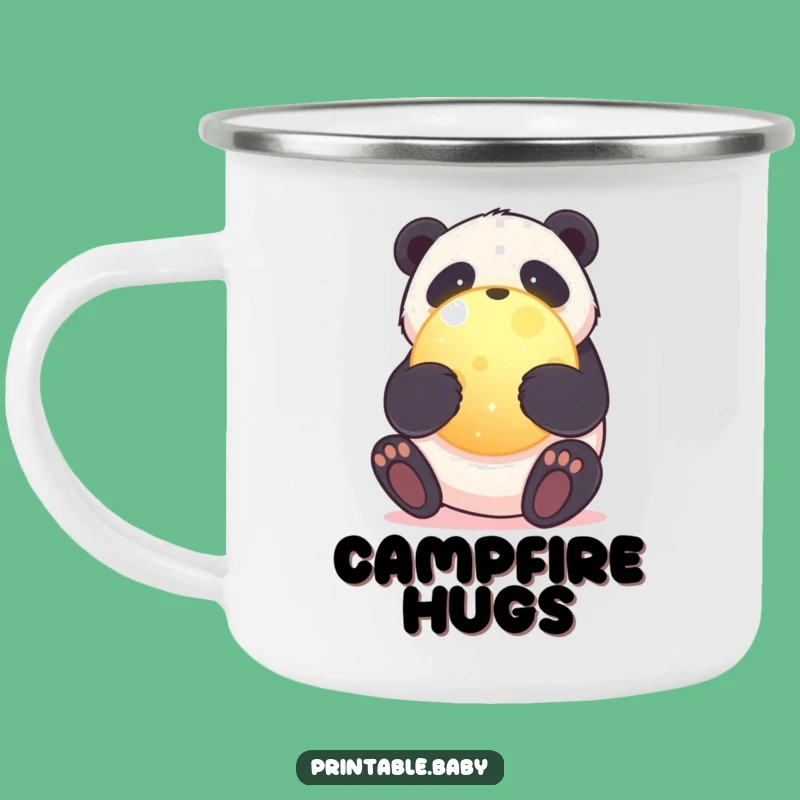 Funny Panda Camping Mug: Eco Hugs For Earth