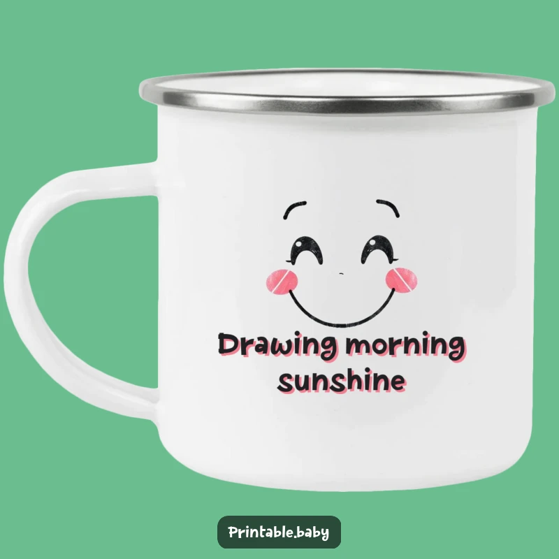 Funny Crayon Artist Camping Mug: Adventure with This Creative Funny Gift!