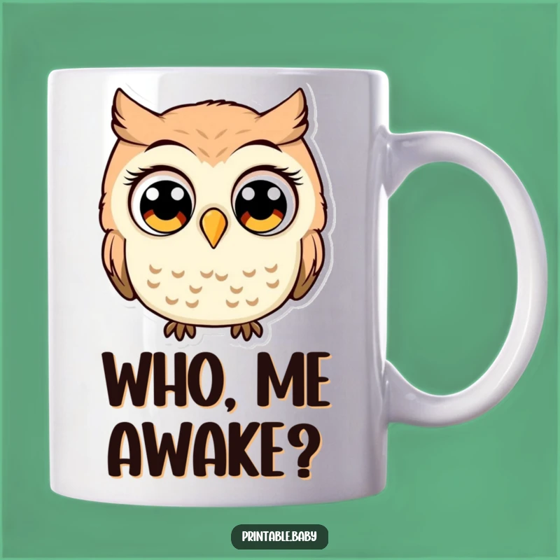 Funny Surprised Owl Mug: Hilarious Gift for Anyone Who's Seen It All