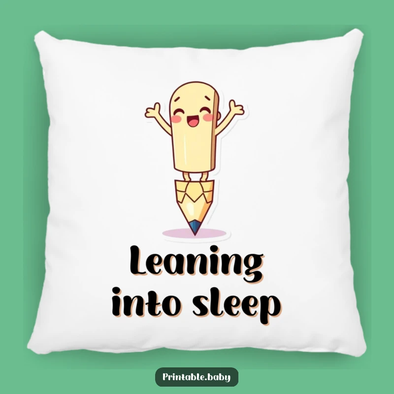 Funny Pencil Pillow - Silly Balancing Comfort for Cozy & Witty Gifts