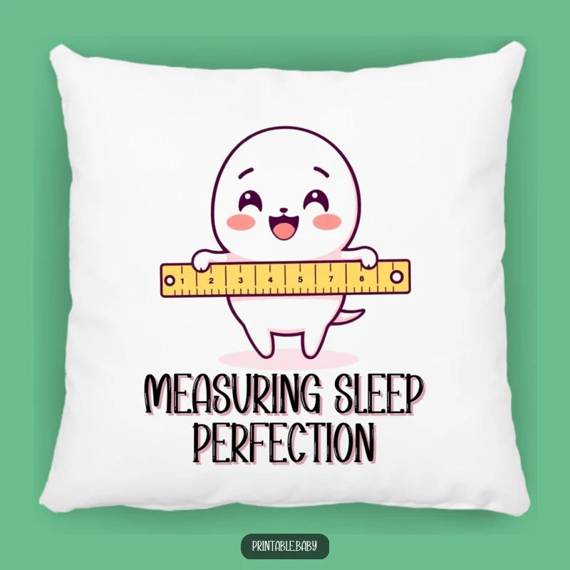 Funny Ruler Loop Pillow: Snuggle Up with This Precise and Funny Gift!