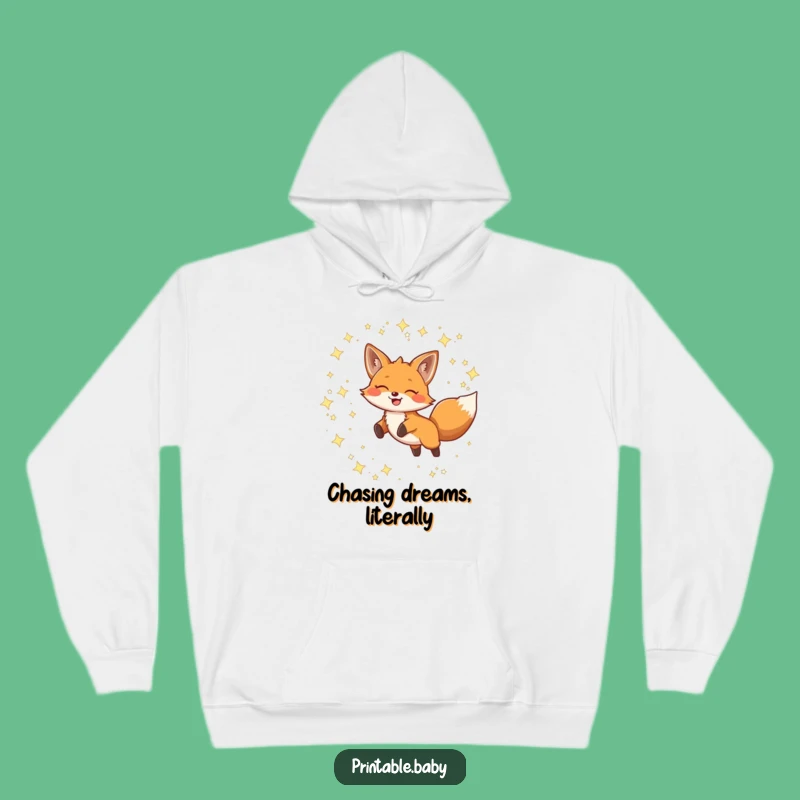 Cozy Funny Fox Constellation Hoodie: Warmth Meets Celestial Fun