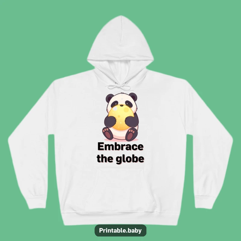 Funny Panda Hoodie: Cozy Hugs for a Glowing Planet