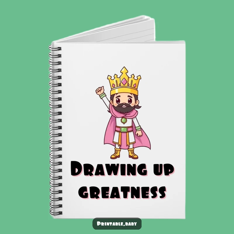 Funny Triumphant Ruler Notebook: Artist Journal for Masterpiece Ideas