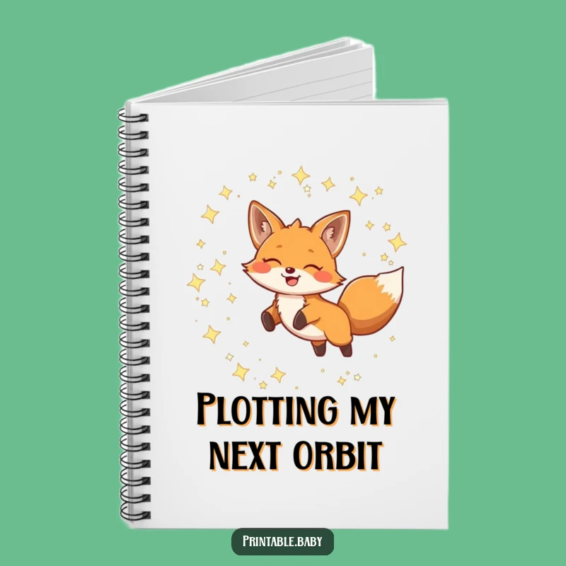 Funny Fox Constellation Notebook: Jot Down Brilliant Ideas Under the Stars