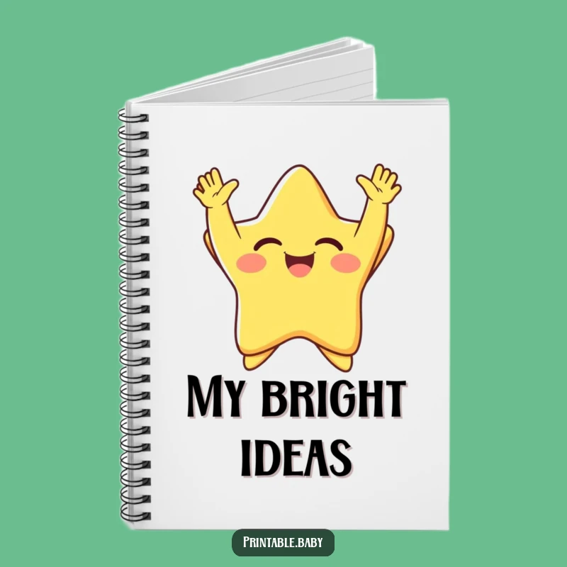 Funny Giggling Star Notebook: Hilarious Journal for Joyful Thoughts and Ideas