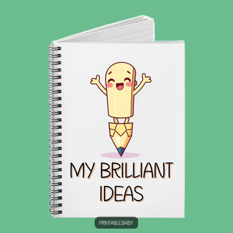 Funny Pencil Notebook - Silly Balancing Pages for Writers & Humorous Gifts