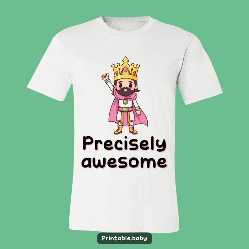 Funny Triumphant Ruler T-Shirt: Artist Character Tee for Finished Works