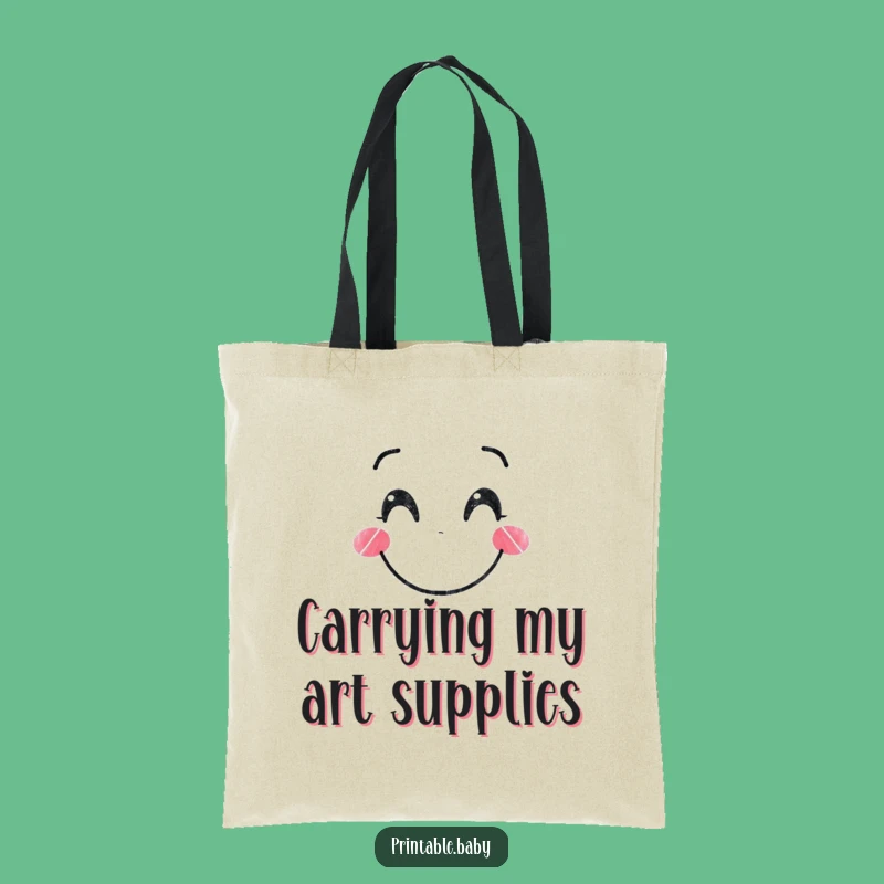Funny Crayon Artist Tote Bag: Carry Your Creativity with This Funny Gift!