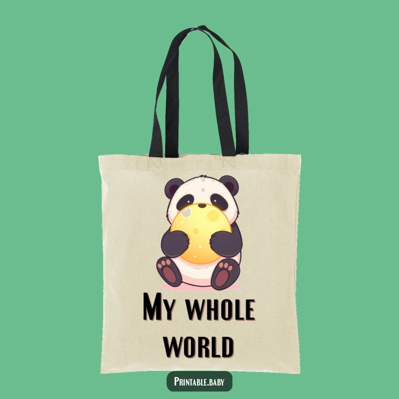 Funny Panda Tote Bag: Carry Your Love For Earth